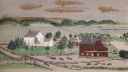 Paul A.Seifert Wisconsin Farm Scene painting
